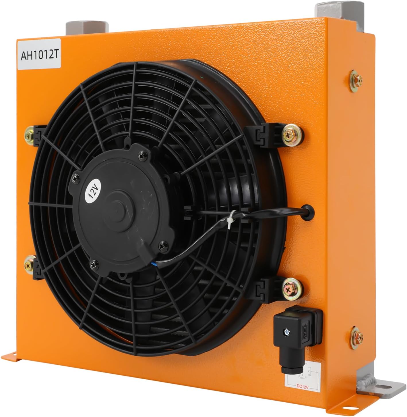 Hydraulischer Luftkühler 12V Hydraulikluftkühler 120W 100L/min Luftgekühlter Kühler Ölkühler mit 6000 Kcal/h Kühlkapazität, für Bagger, Landmaschinen, Traktoren, Hydraulikmechanismen