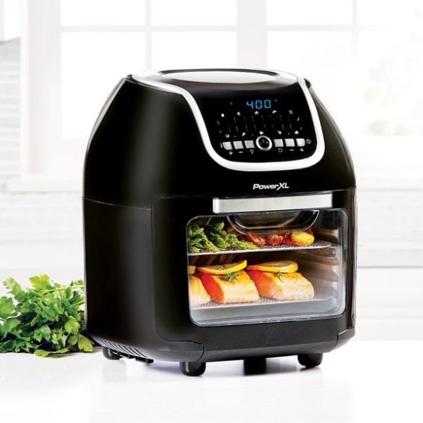 PowerXL Vortex Air Fryer Pro Plus 10 Quart, Black
