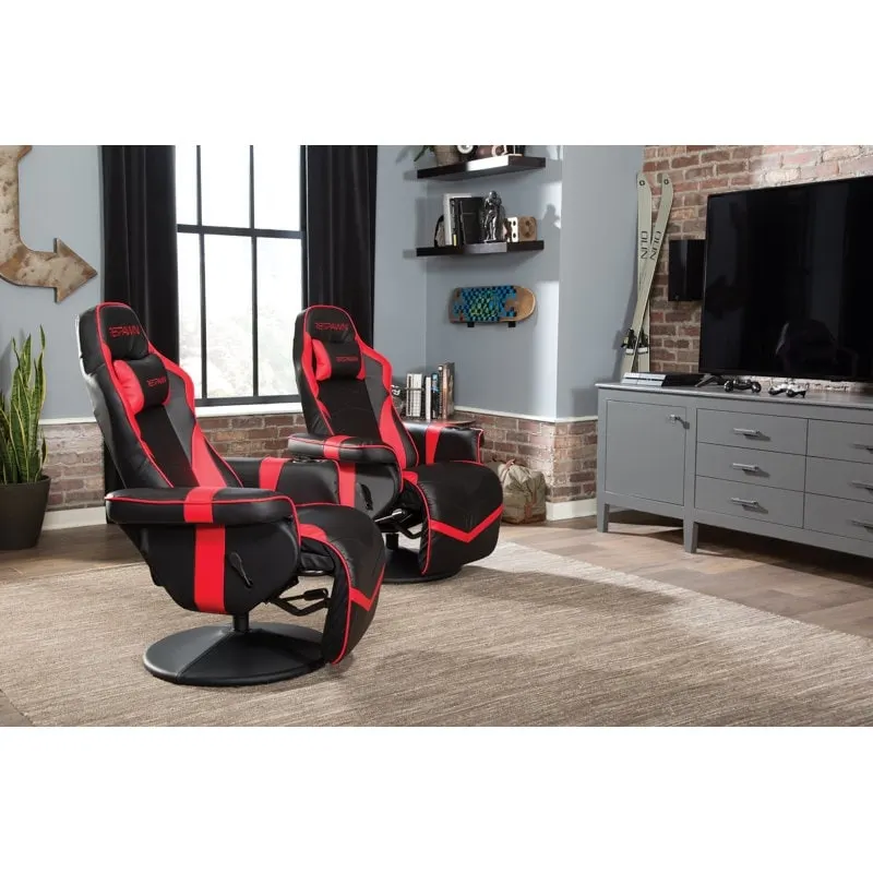 Gaming Recliner - Reclining Gaming Chair with Footrest