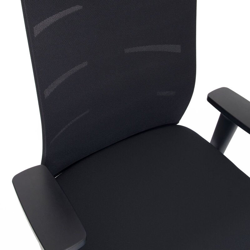 Sedia da ufficio ergonomica lento Agilis MT12 con base nera - Garanzia 30 anni - Made in Germany