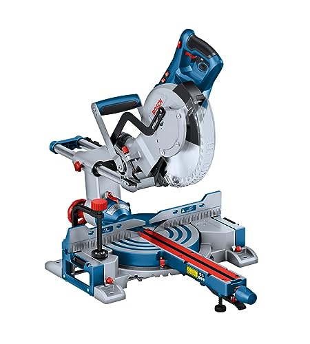 Bosch Professional Troncatrice radiale a batteria GCM 305 254 D (tagli fino a 90 x 305 mm, incl. 1 lama circolare, 2 supporti pezzo in lavorazione, sacco raccoglipolvere, dispositivo di serraggio) : Amazon.it: Fai da te