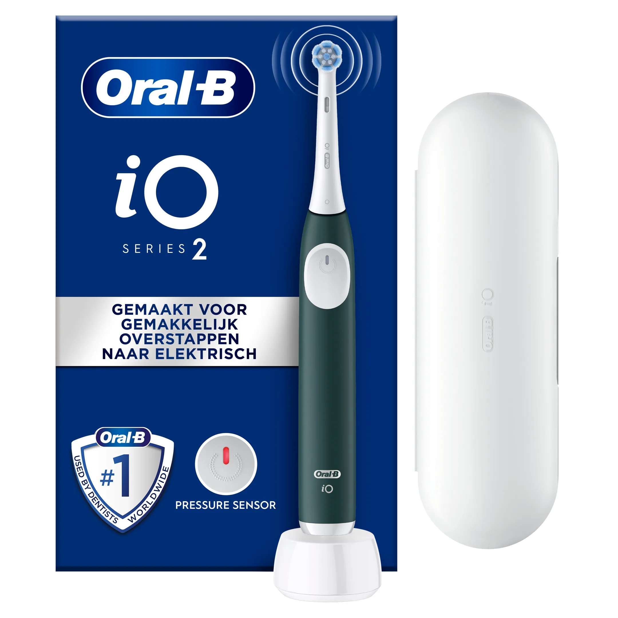 Oral-B Elektrische tandenborstel iO2 groen + reisetui