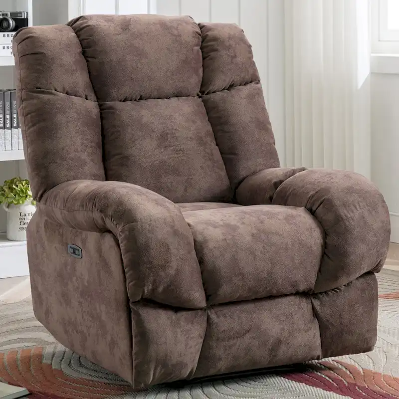 Chenille Power Standard Recliner Chair