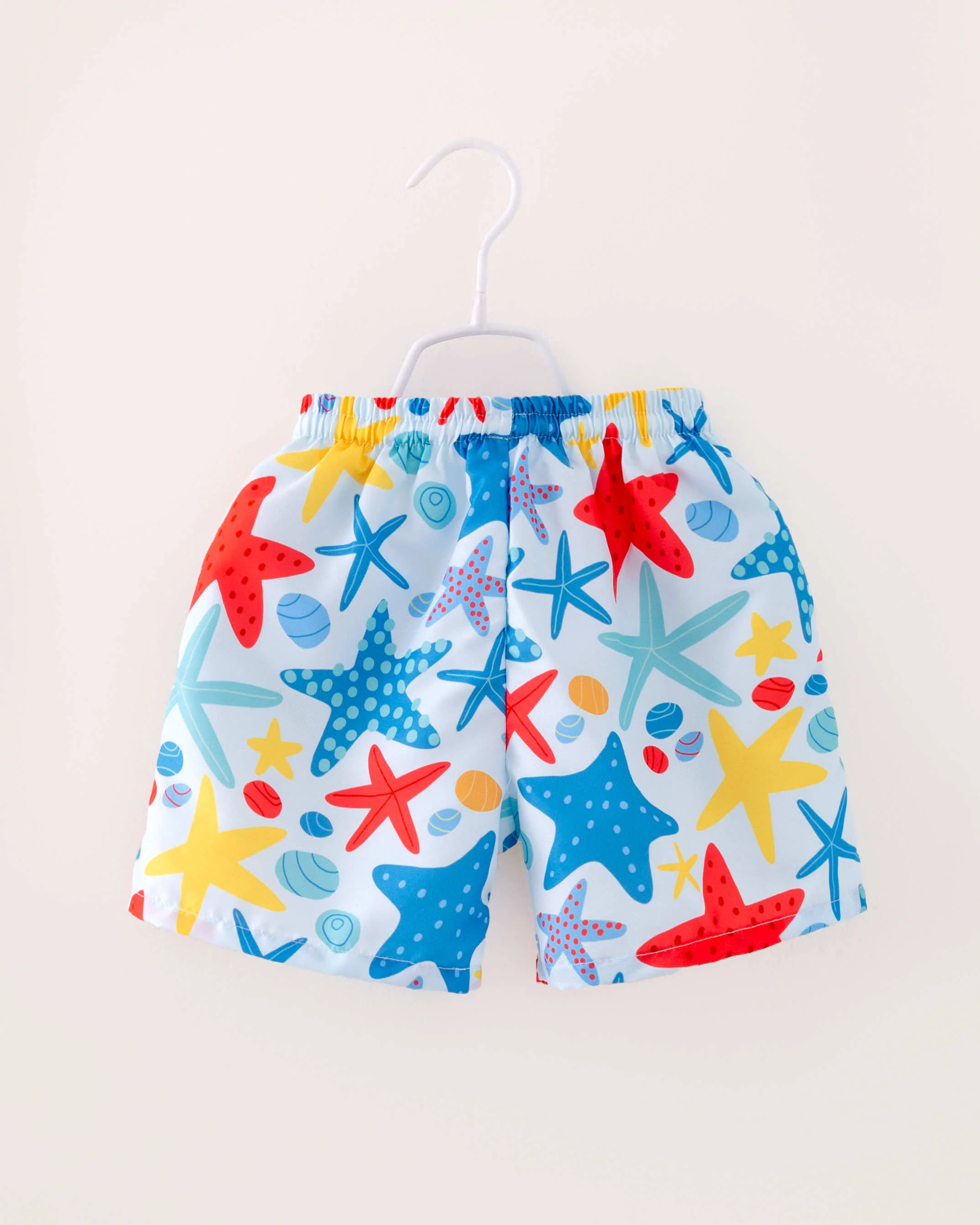Toddler Baby Blue Starfish Boy Swimsuit Swim Trunks