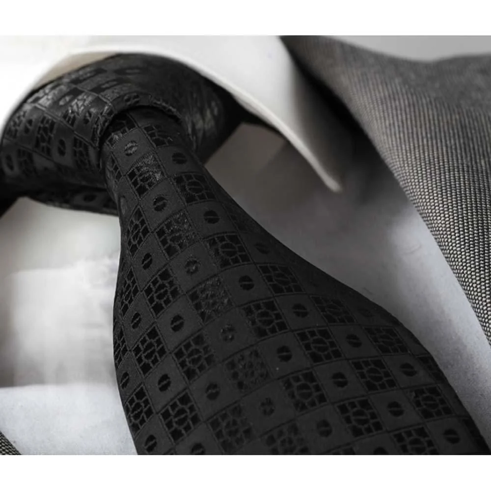 Black Square, Men's Premium Neck Tie