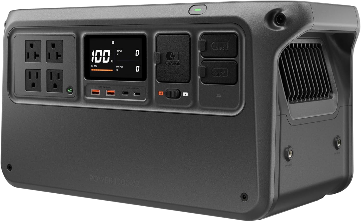 DJI Power 1000 V2 Portable Power Station  1024Wh LFP Battery  Compact Size  2600W Stable Output  0-80% Recharge in 37 Mins  Electric Generator for Home  Camping  RVs  Off-Grid