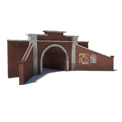 Tunnel Portal (red brick)
