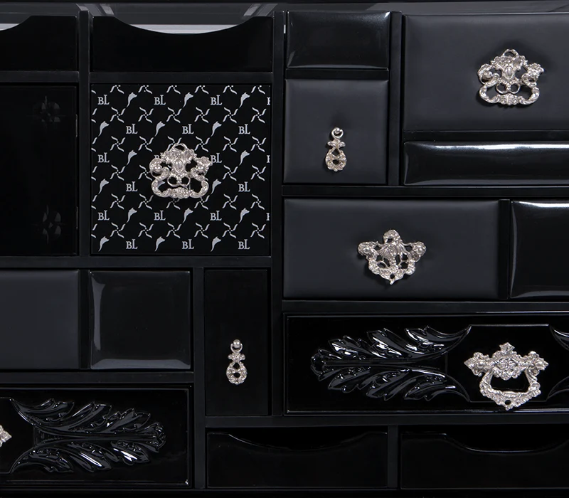 Mondrian Black Sideboard