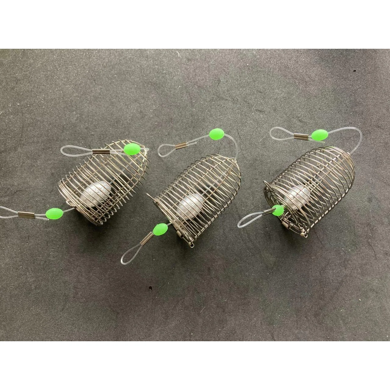 3 x Mini Weighted Rigged Berley cages Fishing Tackle