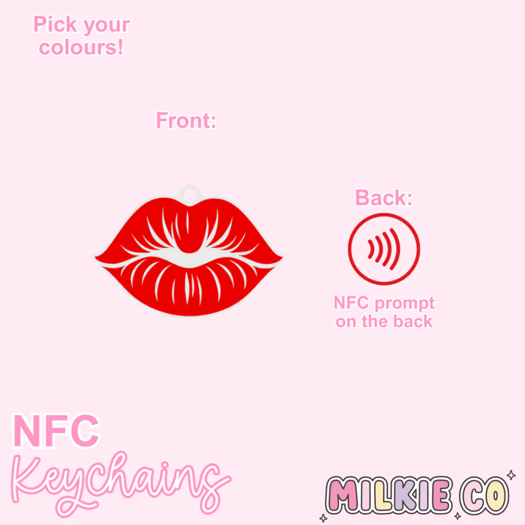Kiss NFC Keychain