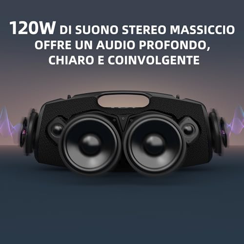 ZEALOT Bluetooth Altoparlante Impermeabile Campeggio