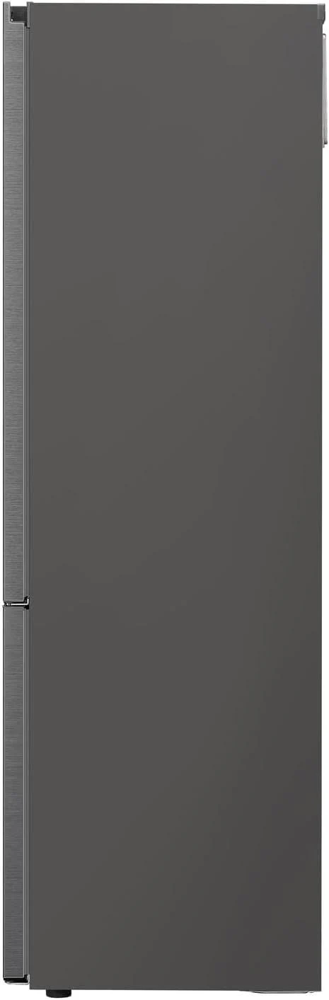 LG GBV22NCCEP Kühl-/Gefrierkombination – Smart Inverter Compressor, Total No Frost, Modern Flat Door Design, Matt Schwarz Metallic, Energieeffizienz A