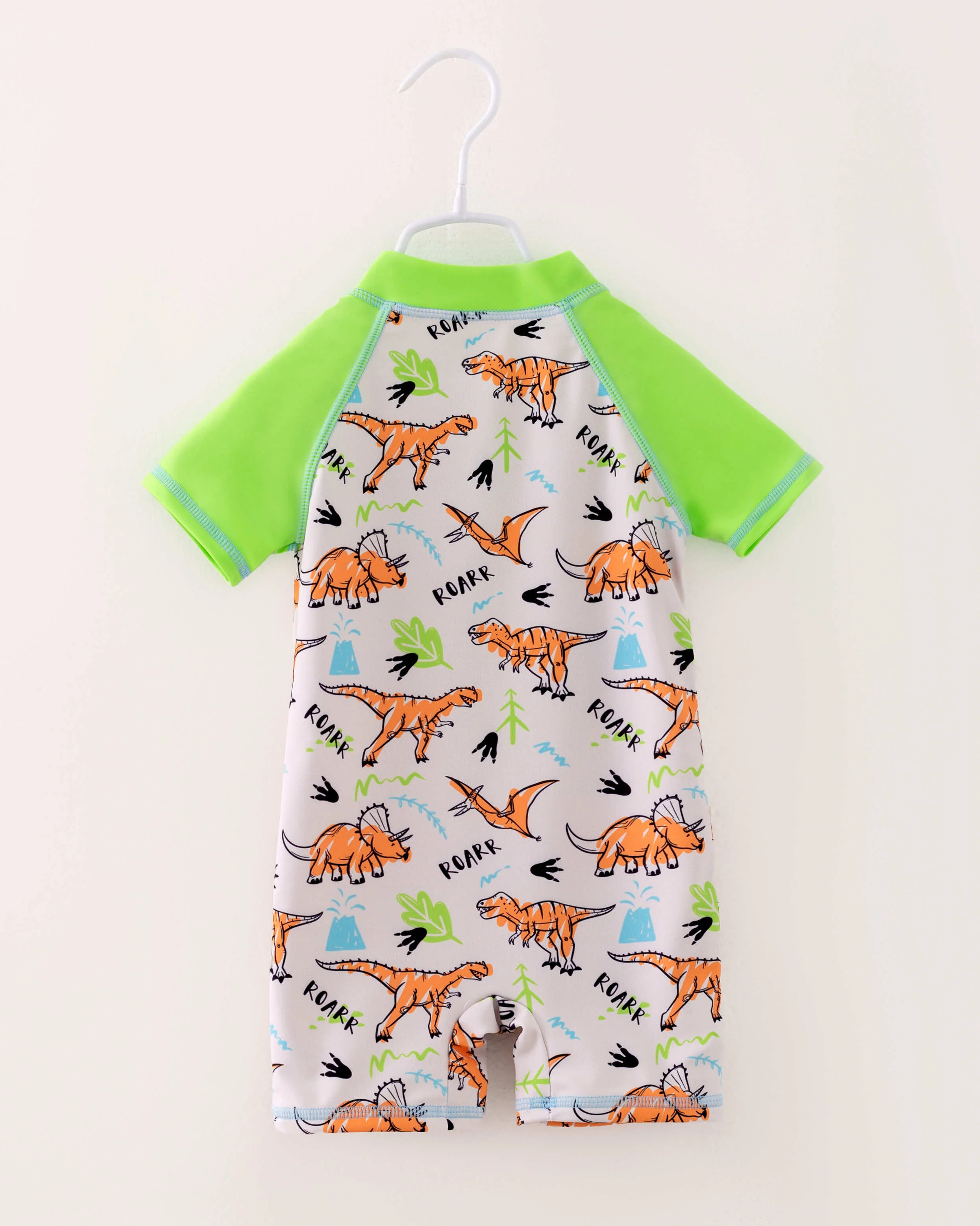 Green Dinosaur Boy Swimsuit