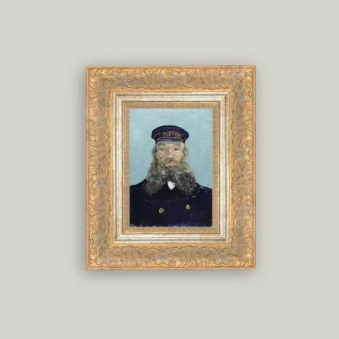 Portrait of a Postman Framed Antique Inspired Art