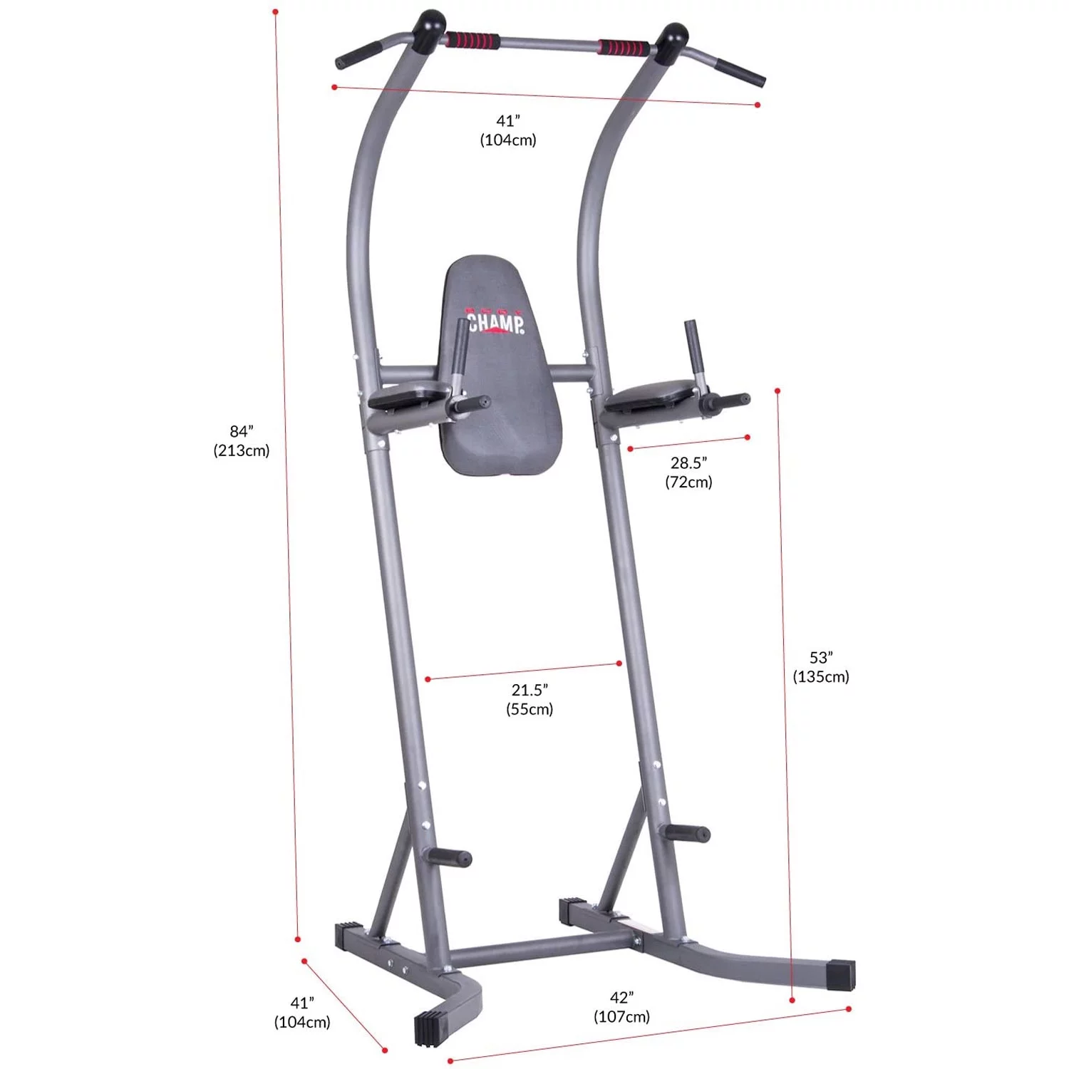 Body Champ PT620 multifunctioneel krachtstation voor bovenlichaamstraining