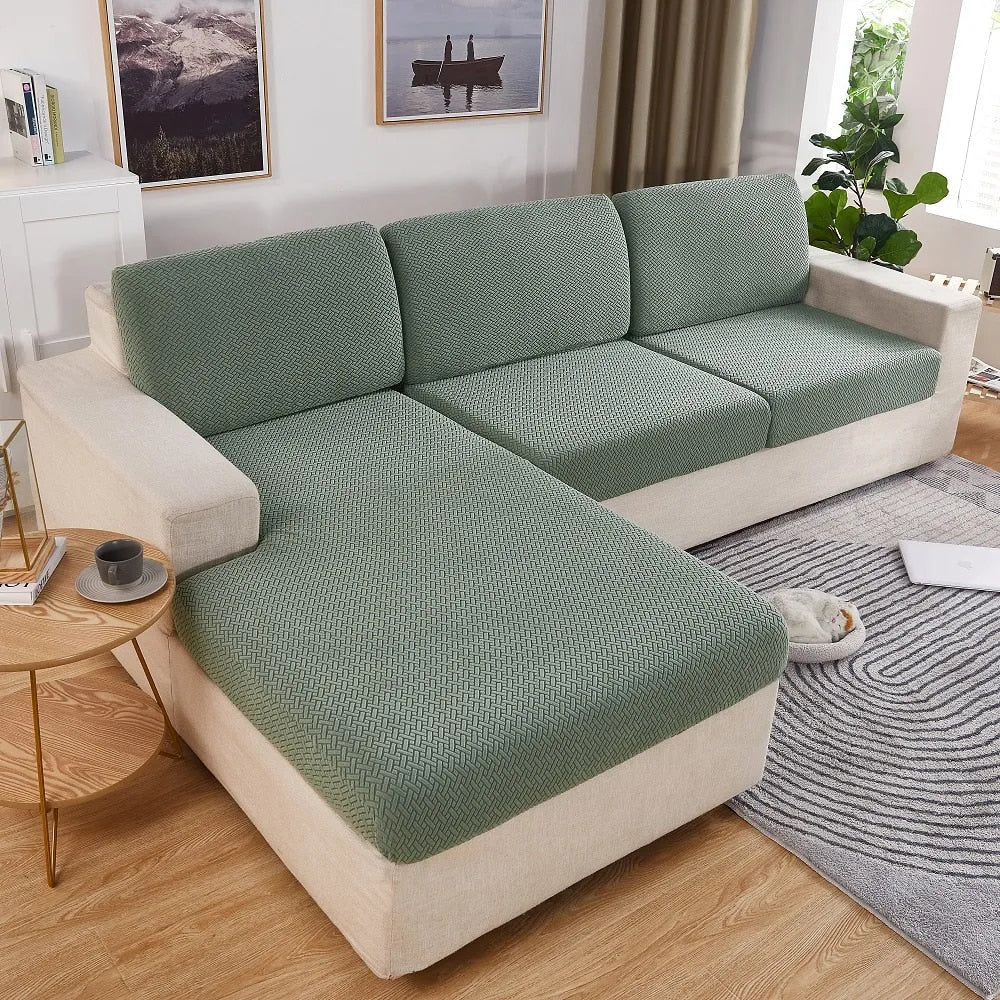 Jacquard Sofa Cover | Geef uw bank een nieuwe look met deze pluche en stijlvolle hoezen!