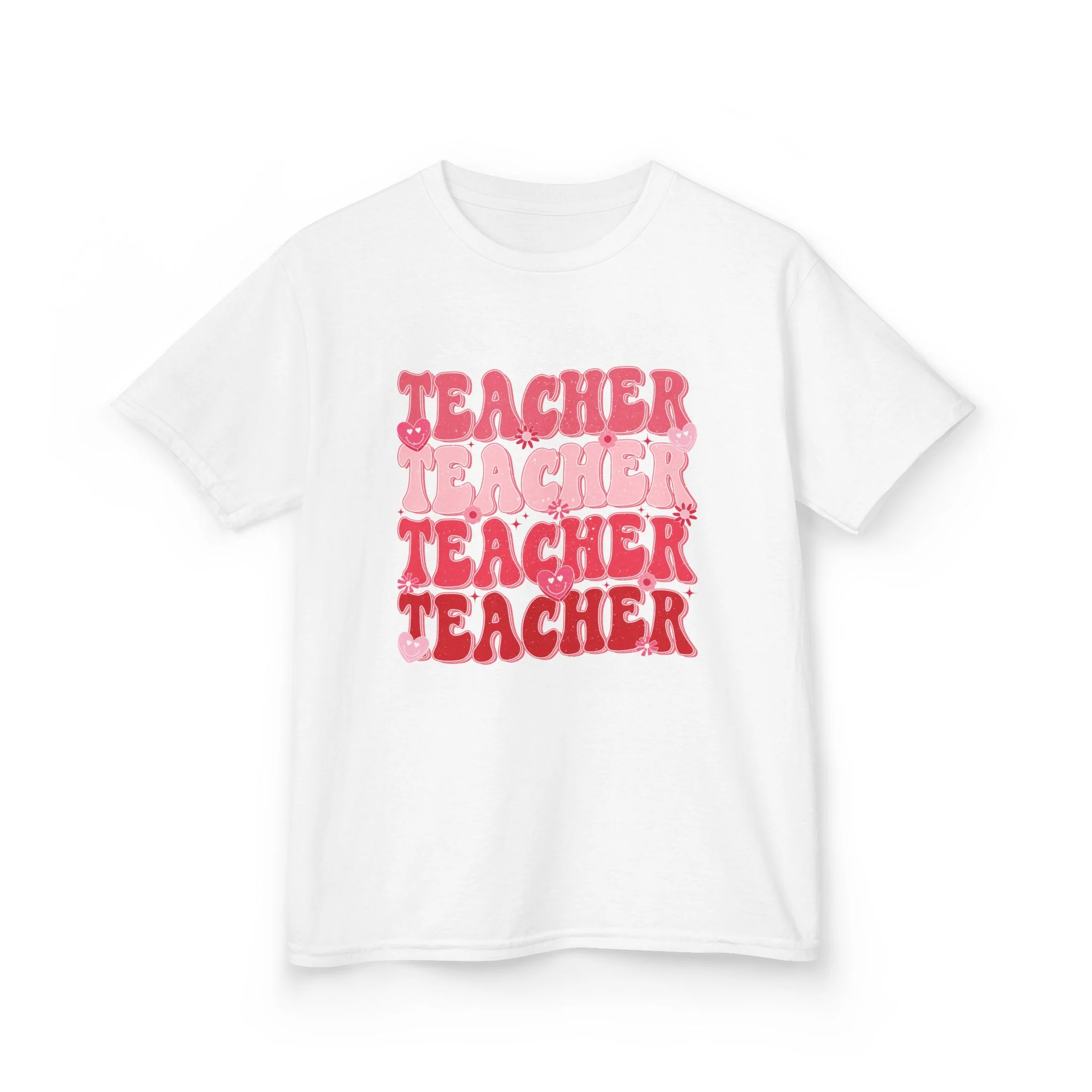 Retro Pink Teacher Tee | Kids Tee