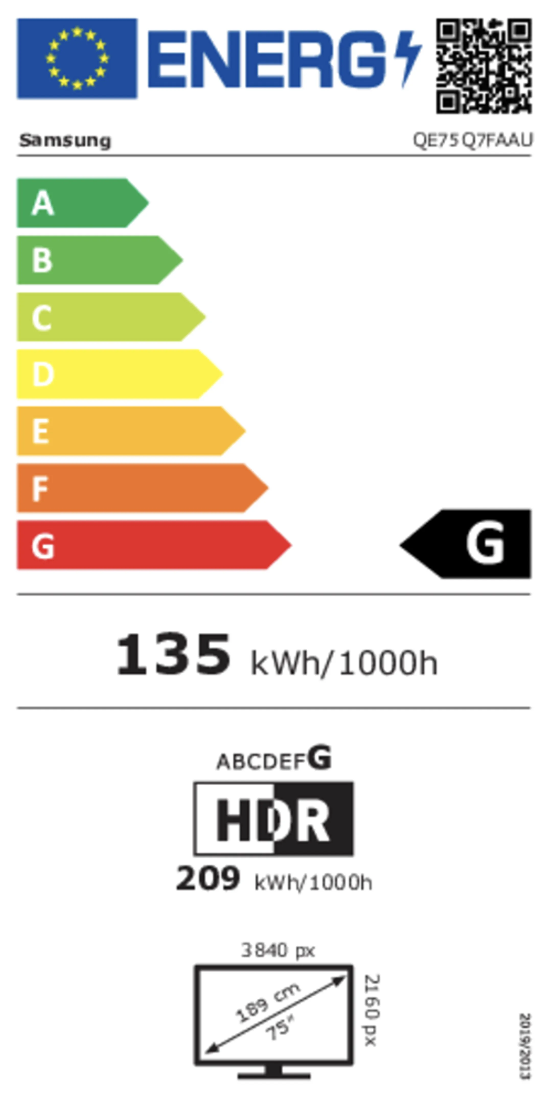 Samsung QLED TV 4K QE75Q7F2 (2025) - 75 inch