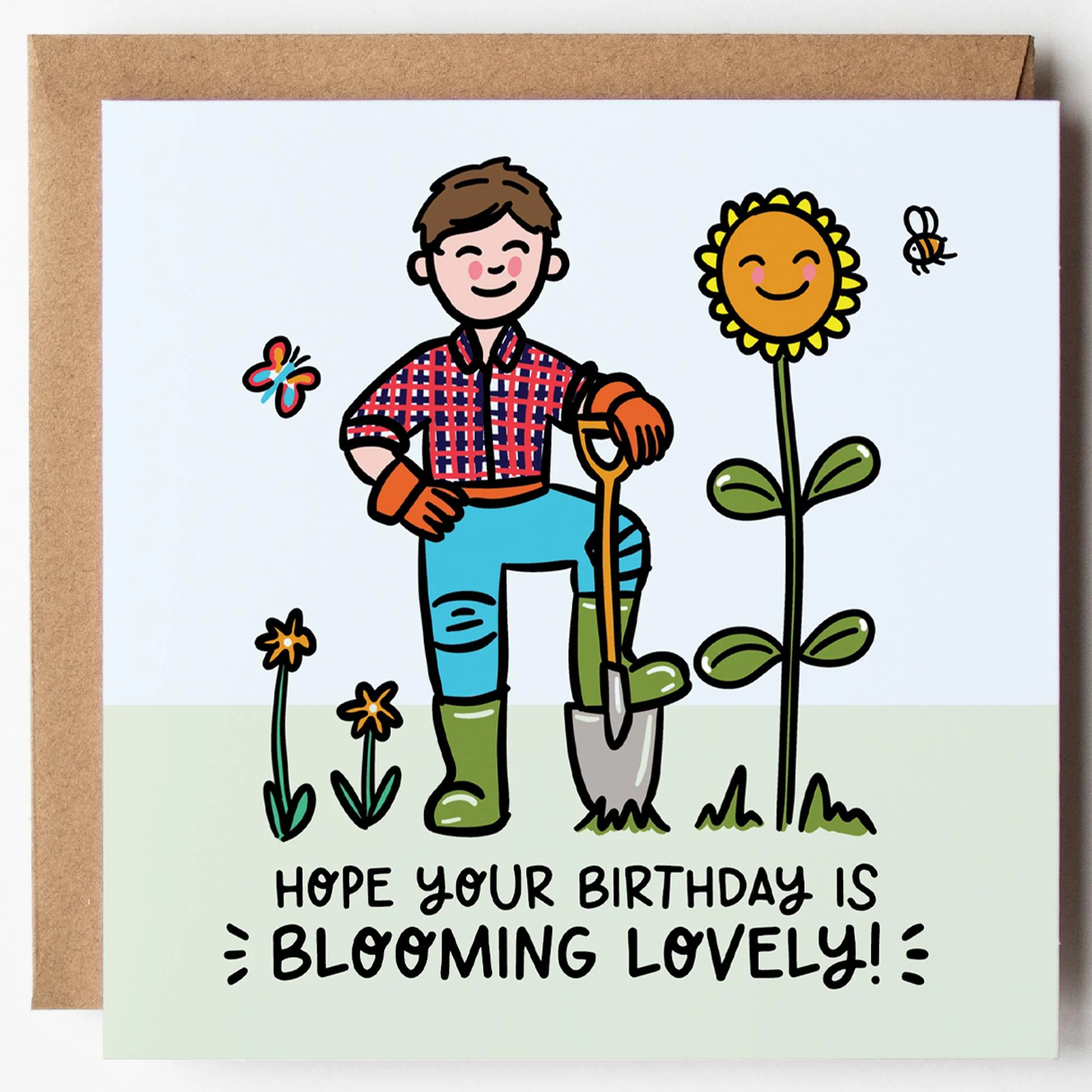 Gardener Birthday Card: Landscaper, Horticulturist, Grandad