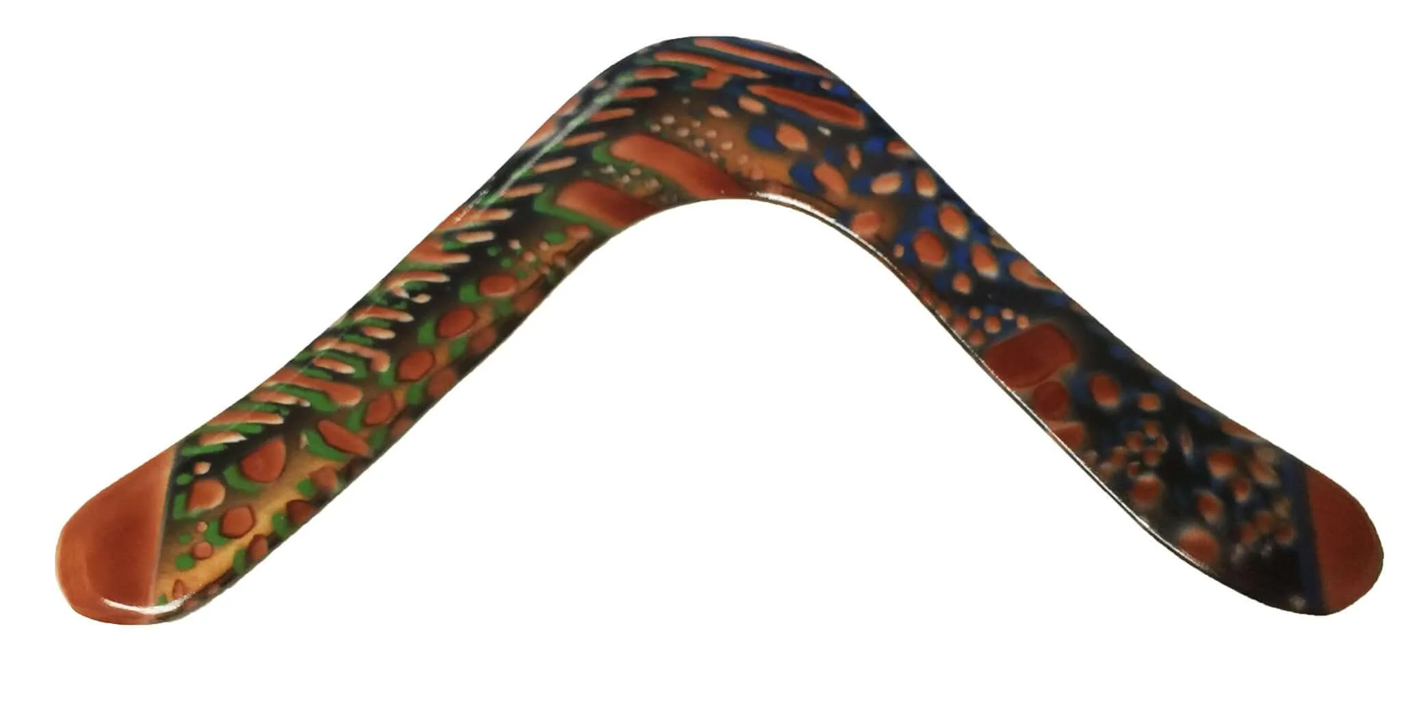 Hummingbird Australian Art Design Boomerang - Hand crafted in Australia