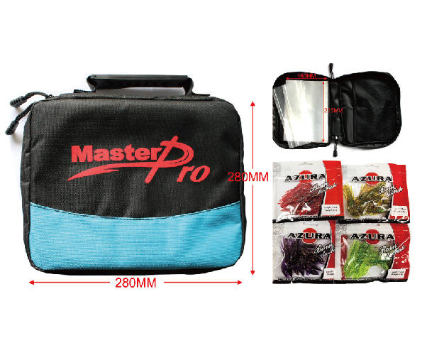 Fishing Soft Plastic Wallet + Soft Plastic Yabbies Bundle Kit B Fishing Tackle Hooks