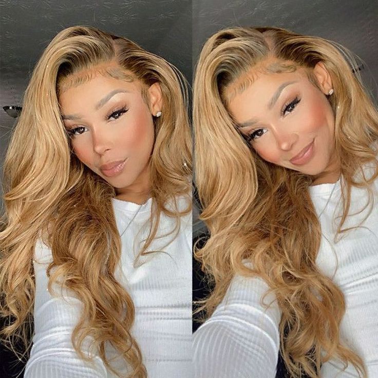 Clearance 16 To 30 Inches 1B/27 Ombre Color Deep Wave 13x4 Lace Front Wig Remy Human Hair Wigs For Woman