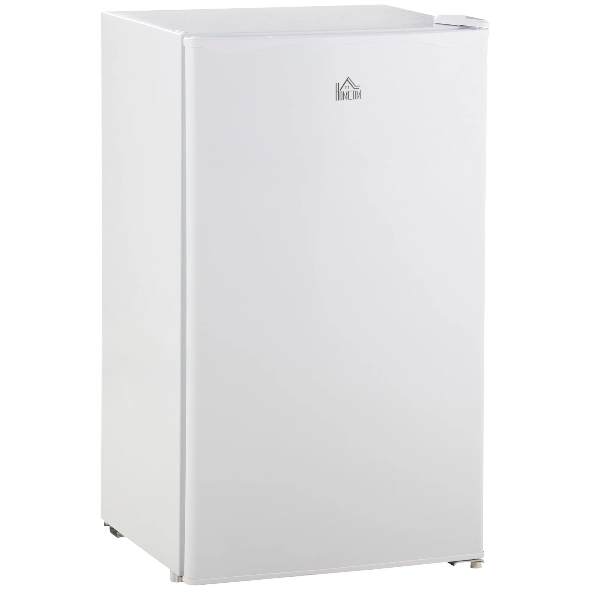 EasyComfort Frigo Portatile da 91L con Termostato Regolabile, Scaffali a Parete, Ripiani e un Cassetto, in Metallo e Plastica, 47.5x44.2x84cm, Bianco