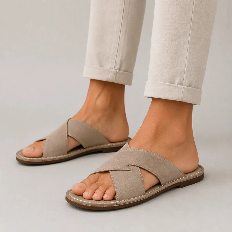 Unisex Cross-Strap Sandals Lightweight Breathable Design
