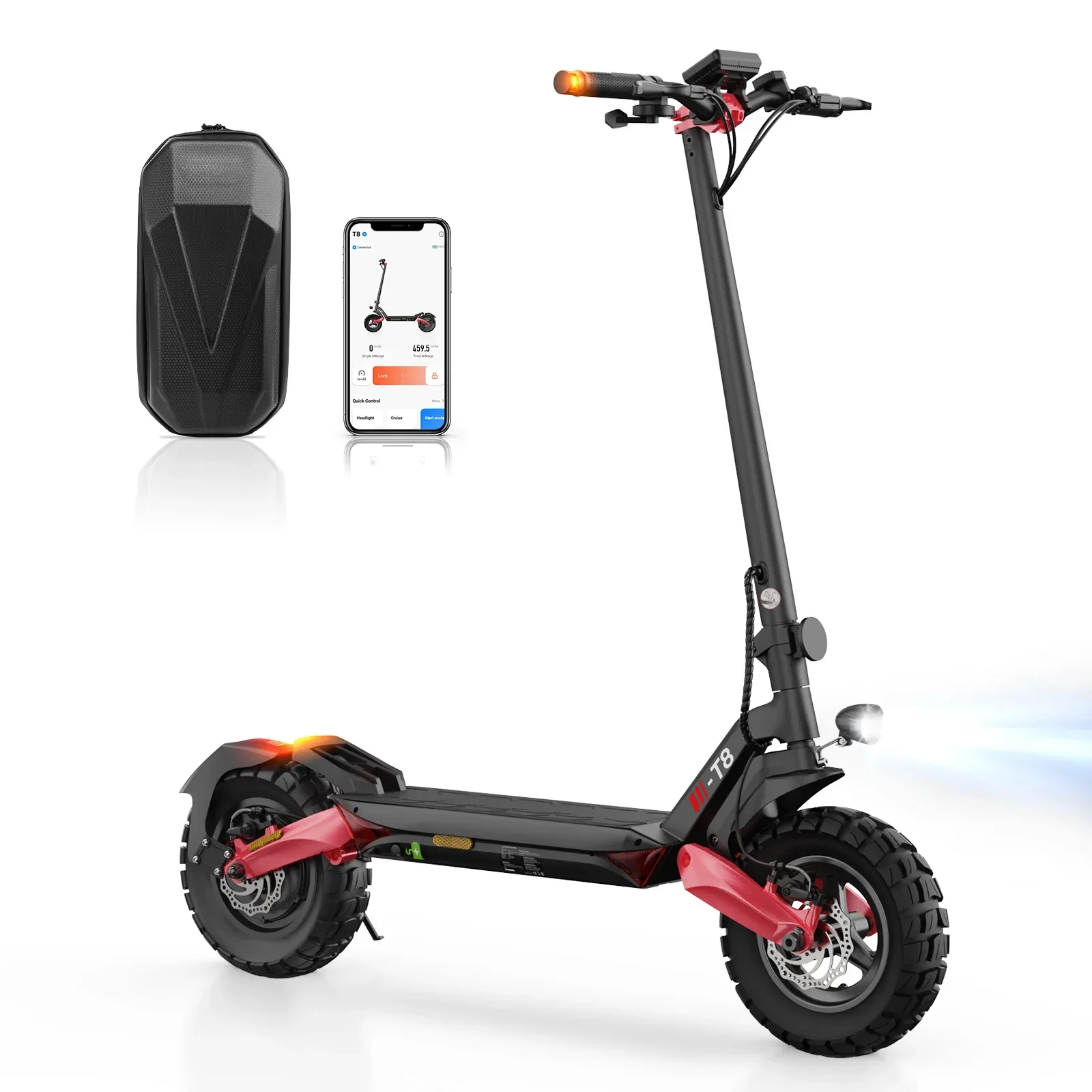 T8 Offroad elektromos roller úthasználati engedéllyel, 1200W motor, 100KM hatótáv (ABE, eKFV)