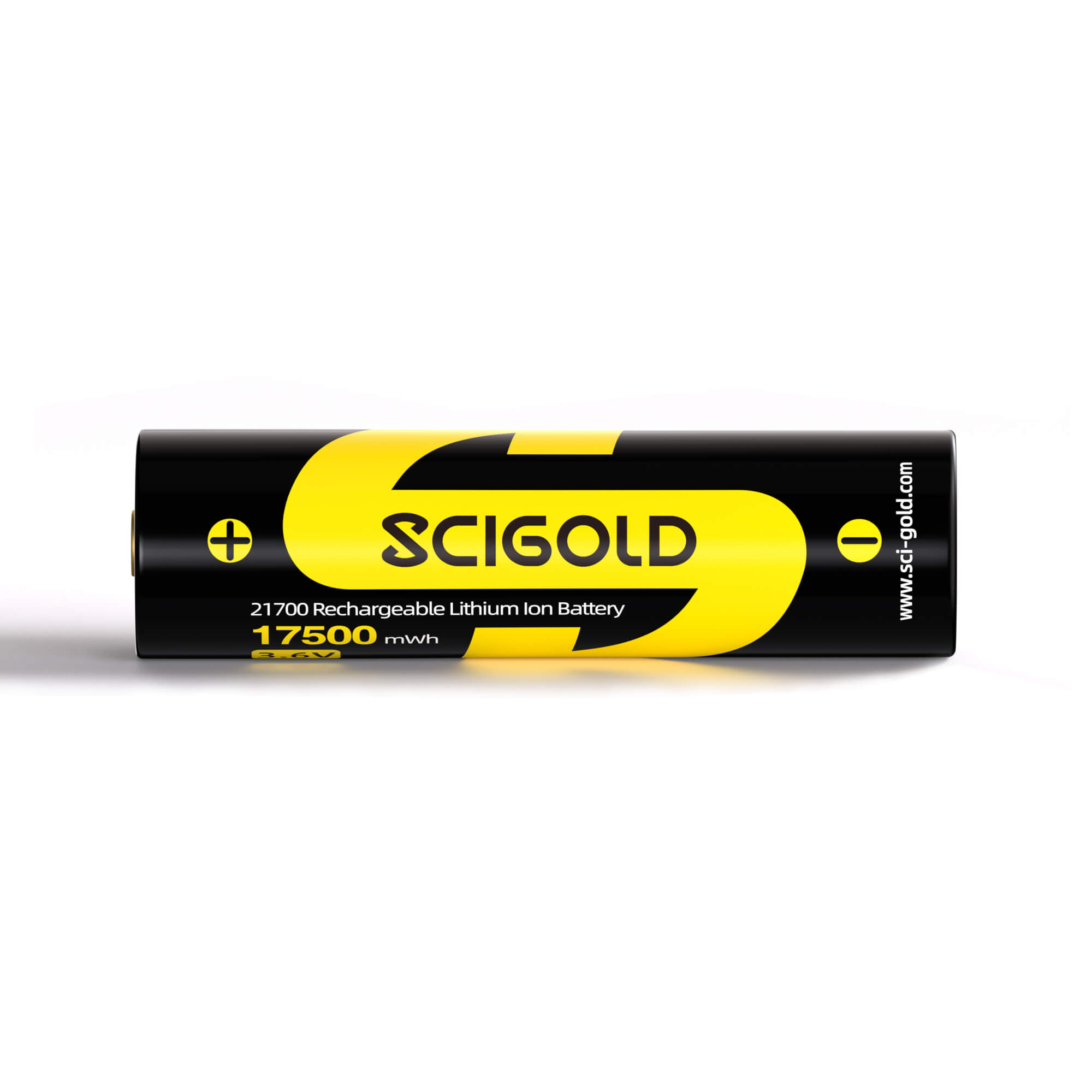8pcs Scigold 21700 17500mWh-Protected Button Top Battery