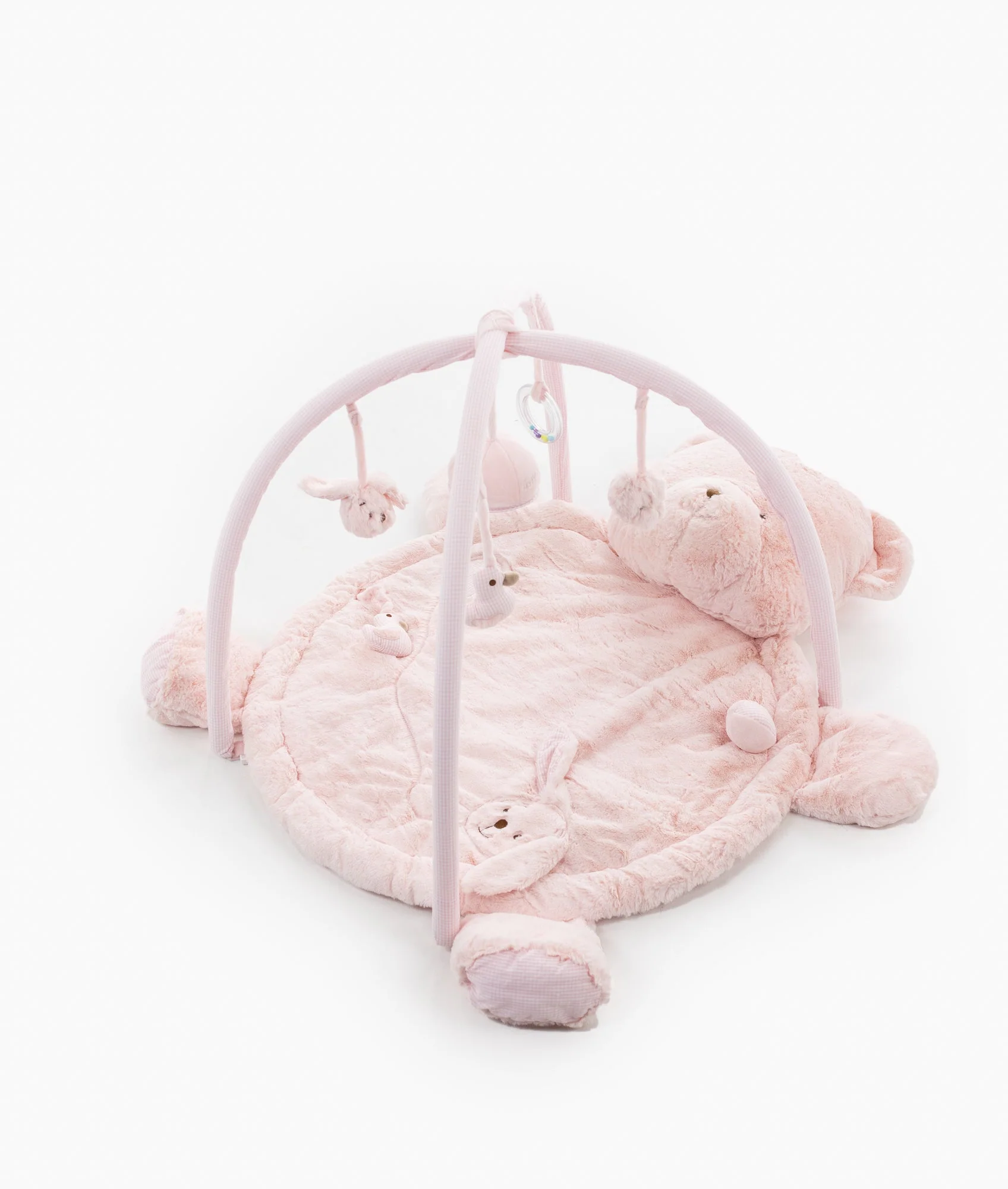 Bear Playmat & Gym | Pink
