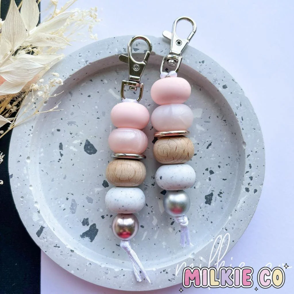 Elle Beaded Keychain