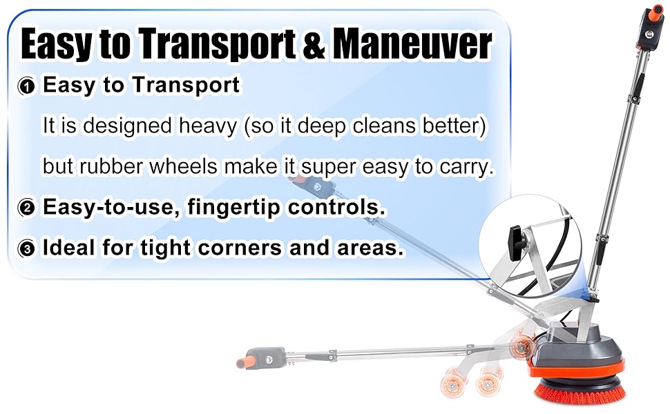Oreck commercial orbiter hard floor cleaner machine