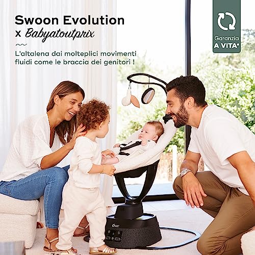 Babymoov Altalena Swoon Evolution curl white : Amazon.it: Prima infanzia