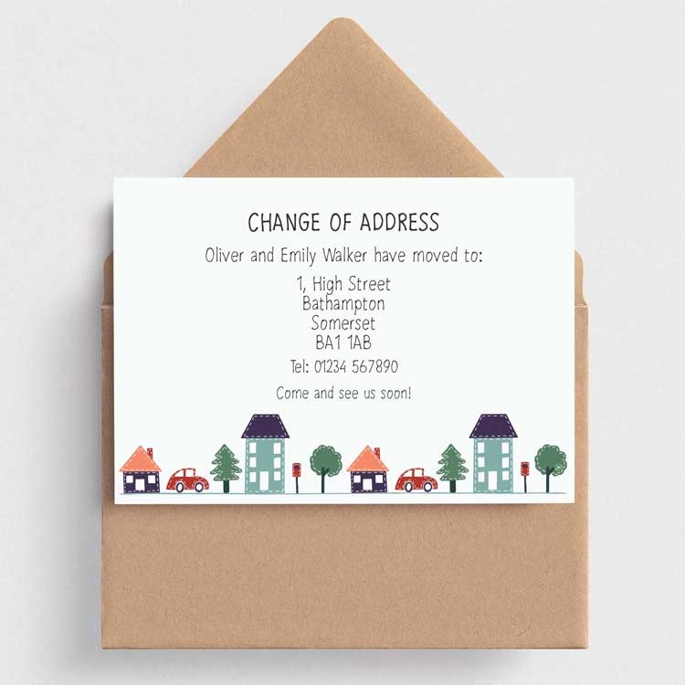 Personalised Change of Address