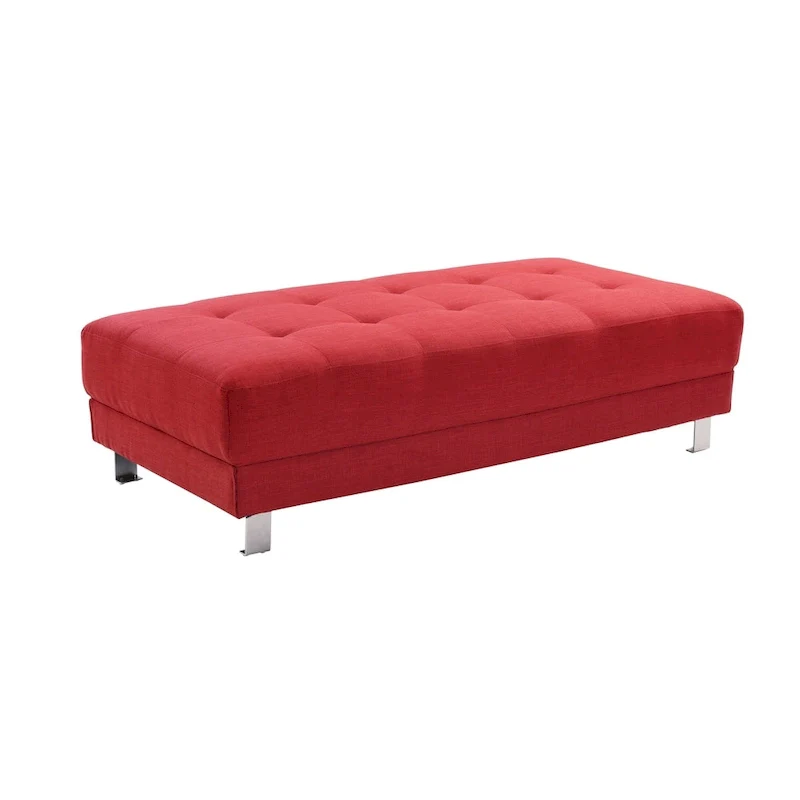 Twill Oversized Ottoman