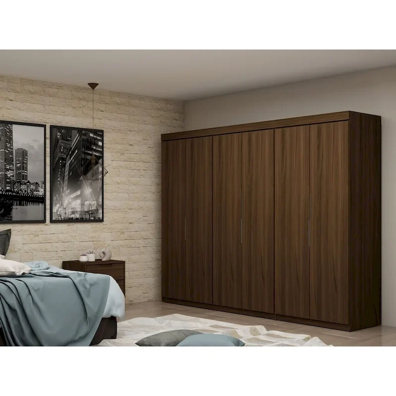 Mulberry 2.0 Modern 3 Sectional 6 Drawer Wardrobe Closet Set of 3