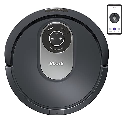 Shark AI Aspirapolvere Robot, con Anti Hair Wrap Adatto a Tutti i Tappeti e Pavimenti Duri, Autonomia Fino a 90 Minuti, Controlli Manuali e Via App, Grigio RV2001EU : Casa e cucina
