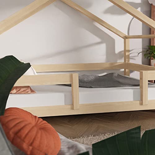 Benlemi Letto a capanna per bambini Lucky 90 x 160 Grigio Chiaro : Casa e cucina