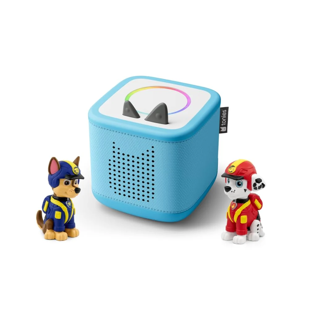 Toniebox 2 Bundle, Himmelblau, Audioplayer für Hörbücher, Lieder, Einschlafen und Tonieplay für Kinder