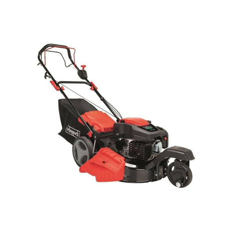 Tondeuse a Gazon débroussailleuse thermique autotractée MS173-51-3RBR - 3 roues 51 cm de coupe - SCHEPPACH