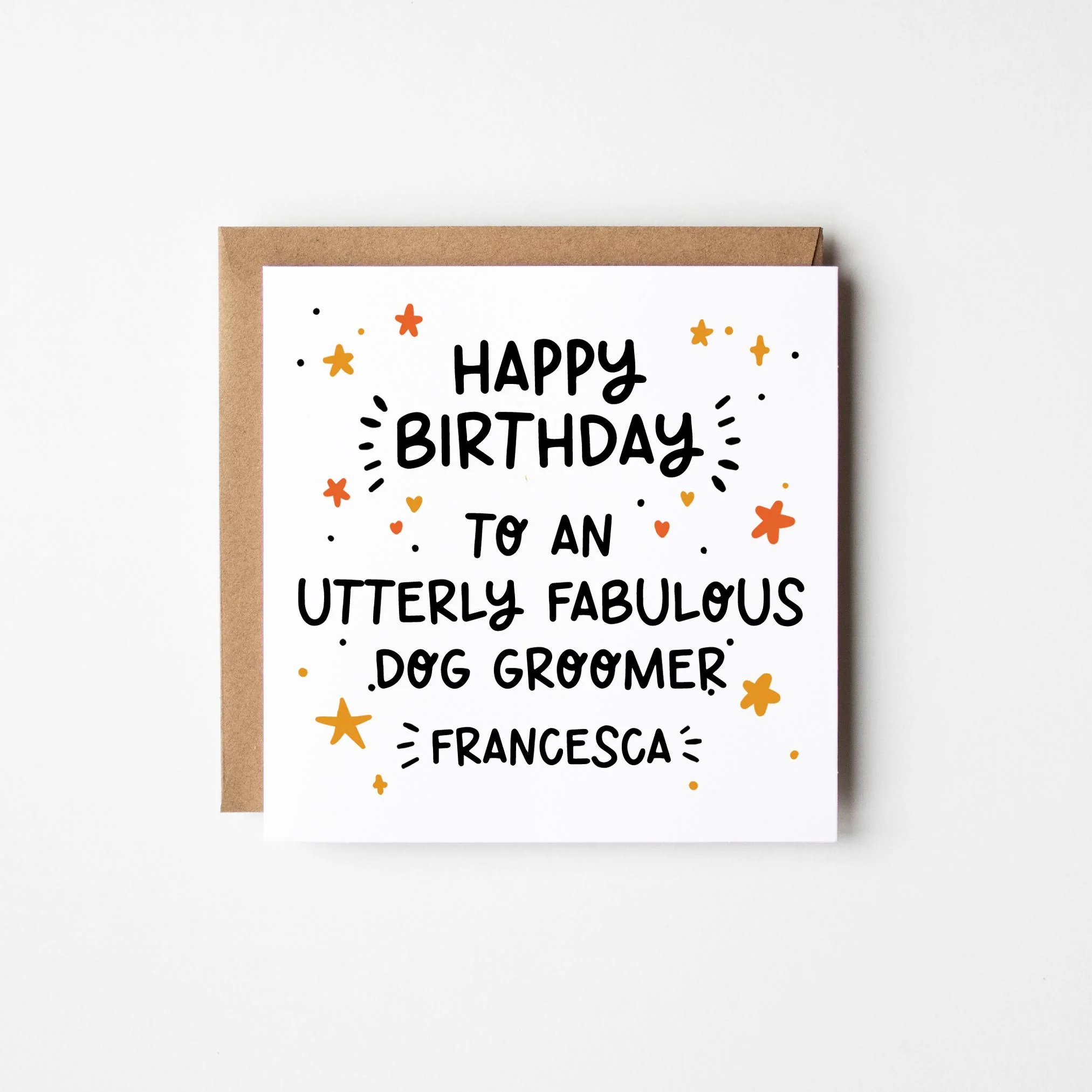 Utterly Fabulous X Birthday Card a?�� Personalised Birthday Card a?��