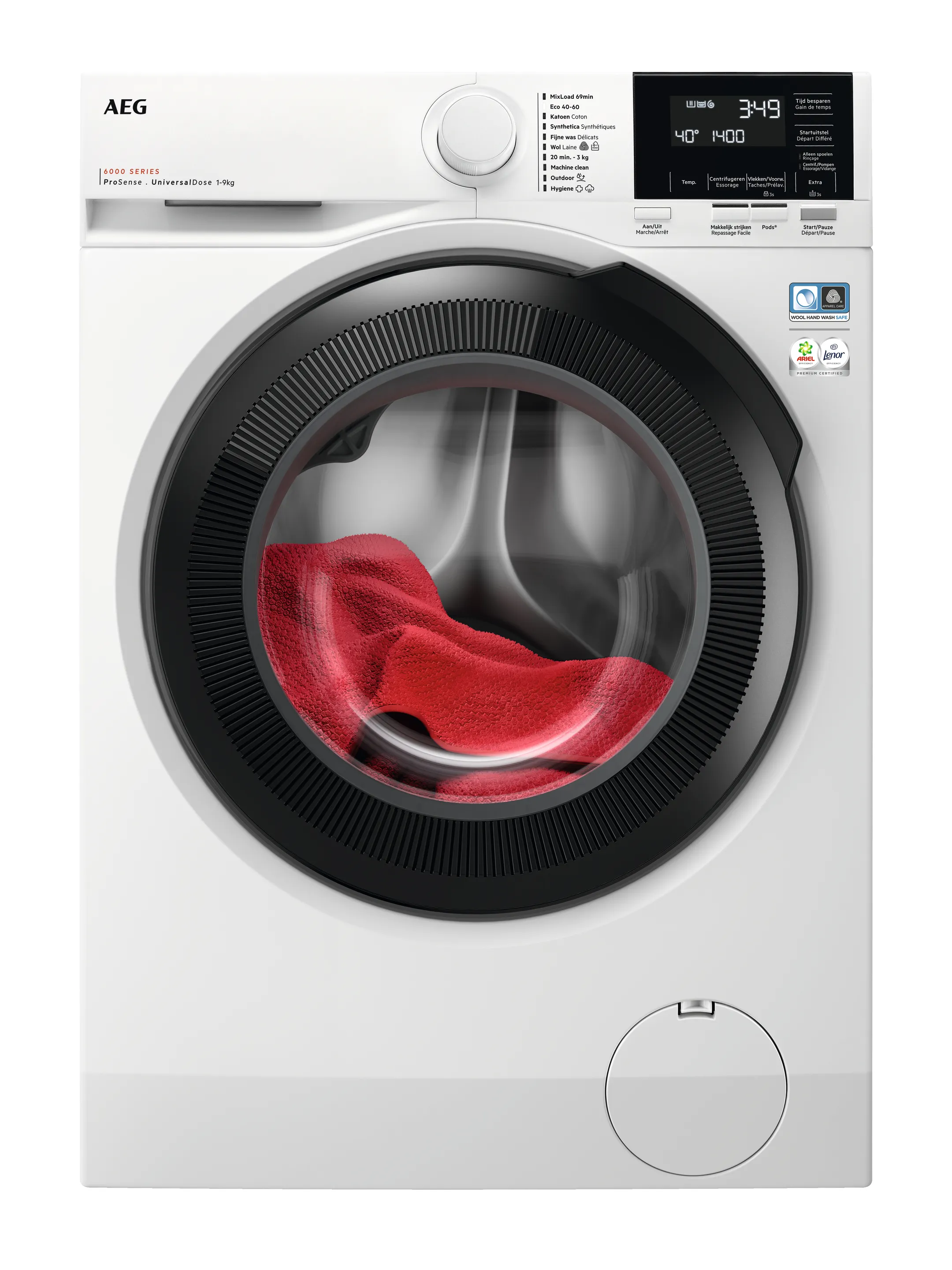 AEG Wasmachine LR63U944 PROSENSE® UNIVERSALDOSE