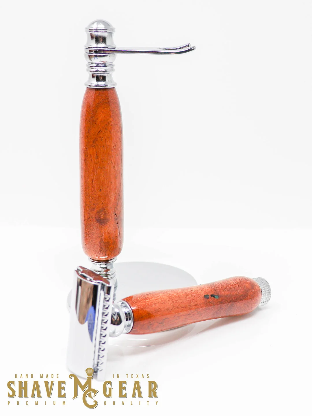 Mesquite Razor and Stand