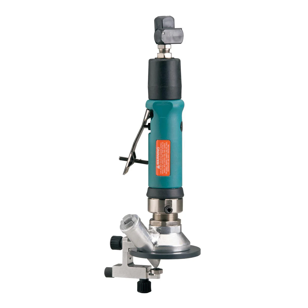 Dynabrade 51332  ~  .7 Hp Router 3-1/2 Inch Base Central Vacuum 20000 Rpm Gearless Rear Exhaust 1/4 Inch Collet Extended Muffler