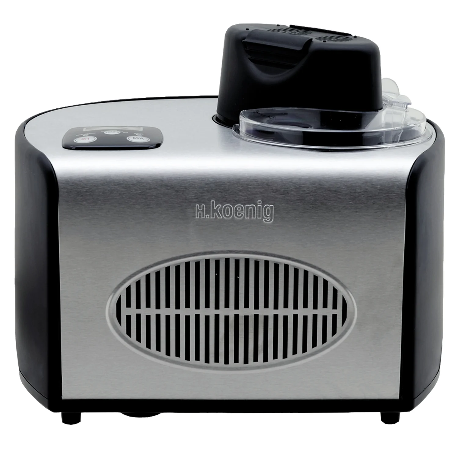 Gelatiera H.Koenig HF250 – Macchina per Gelato con Compressore Integrato e Capacità 2 Litri