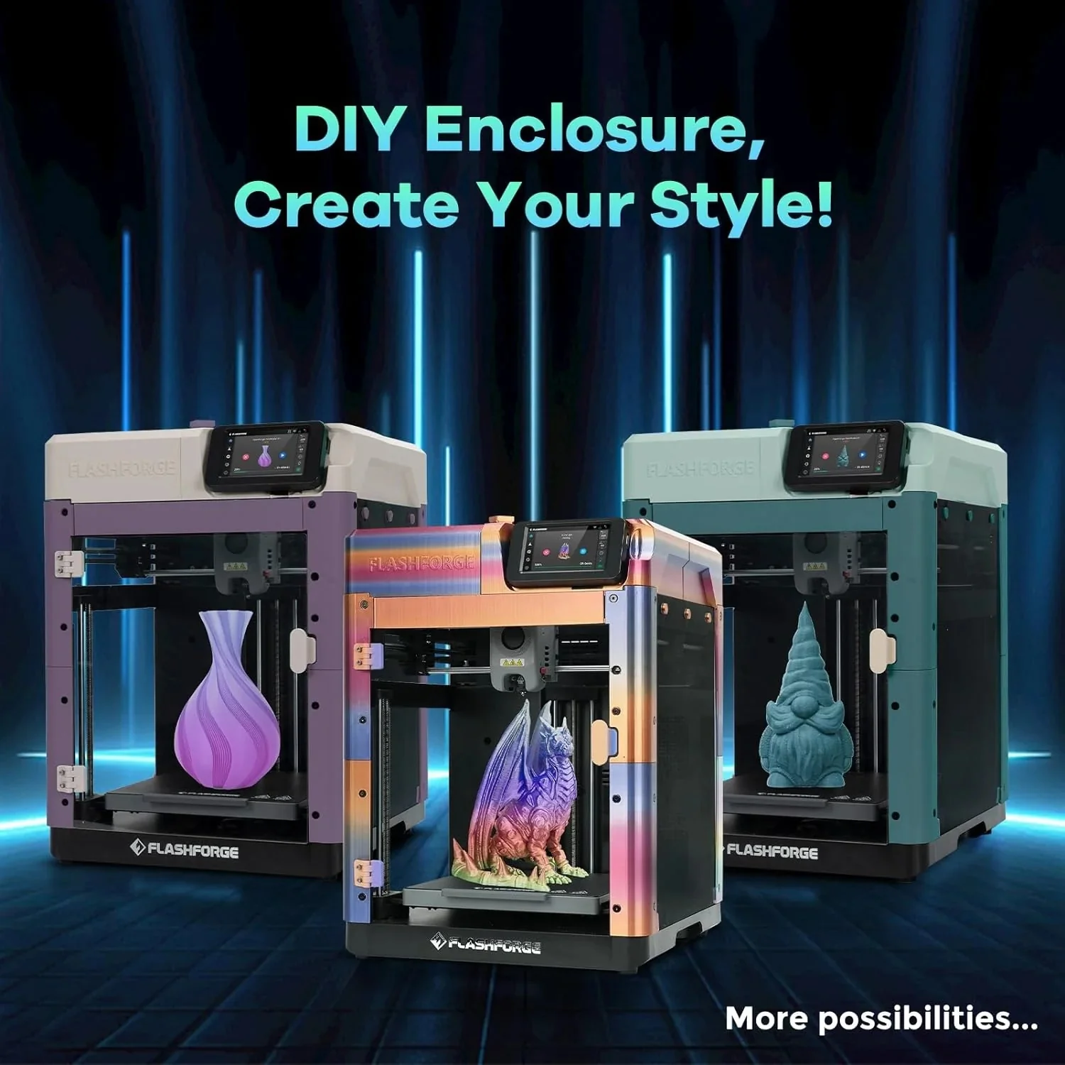 Adventurer 5M 3D printer with fully automatic leveling
