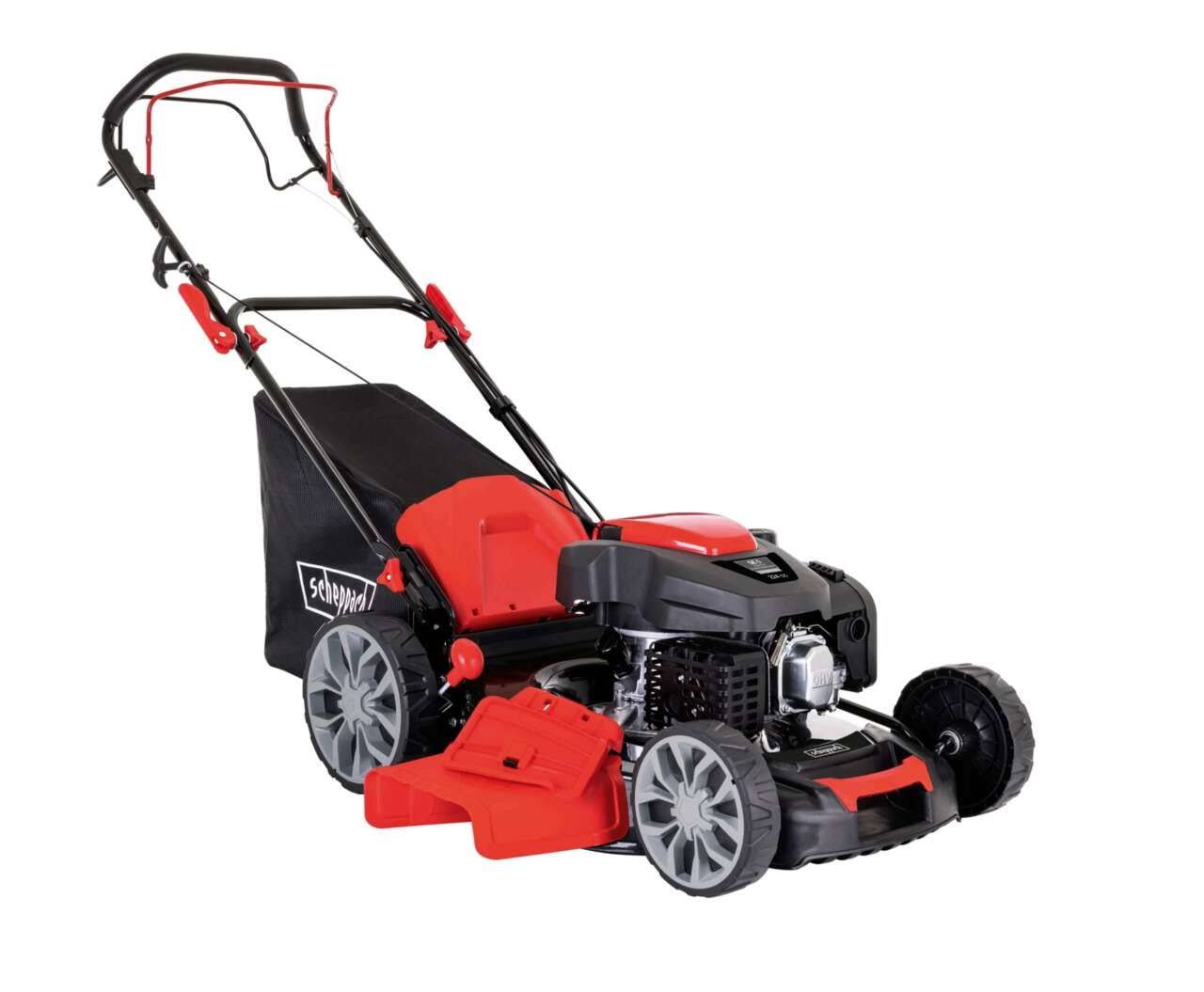 Tondeuse A Gaz Autopropulsee 224cc largeur de coupe 56cm Scheppach Ms225-56