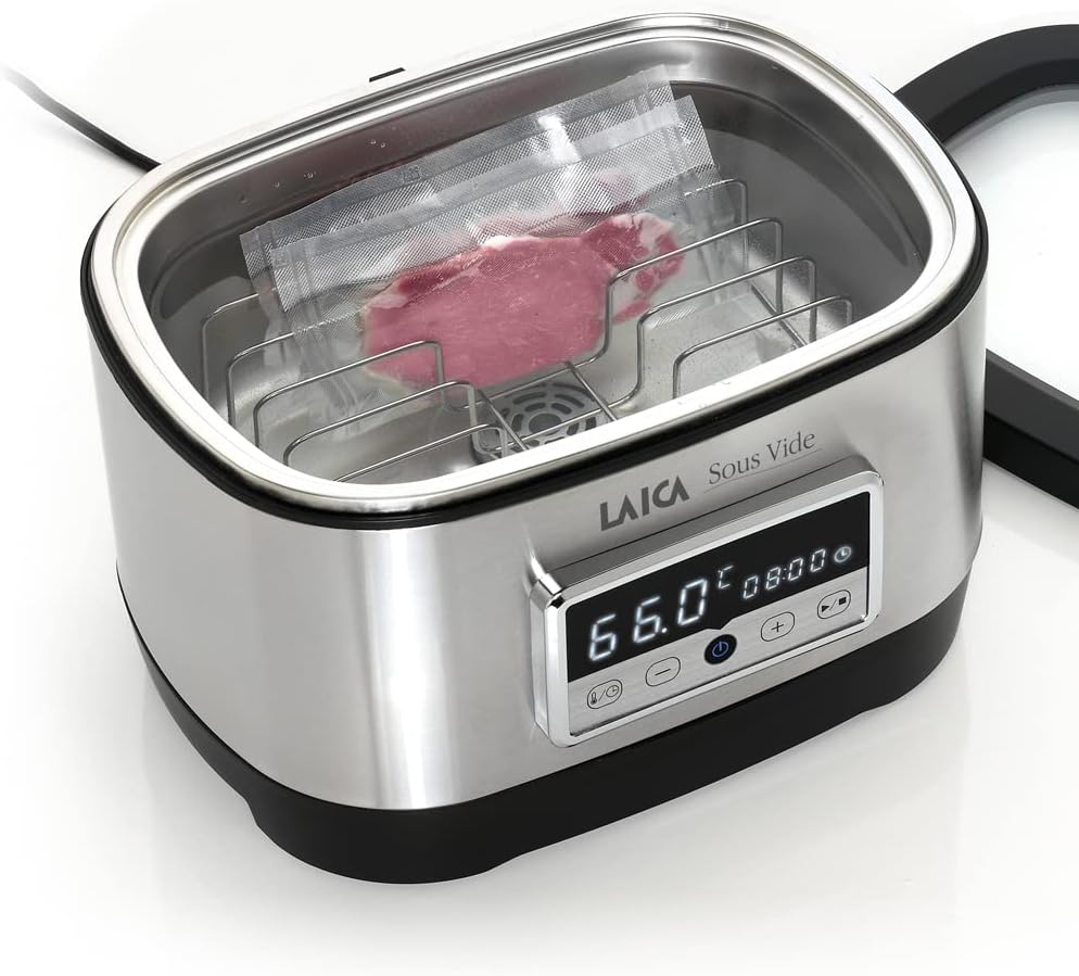 Laica SVC200 Sous Vide Forno ad Acqua per Cottura Sottovuoto a Bassa Temperatura, in Acciaio inossidabile