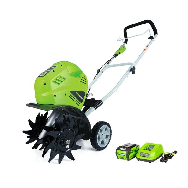 40V 10-inch Cordless Cultivator/Tiller with 40 Ah Battery and Charger, 27062